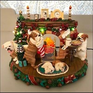 danbury mint bulldog christmas tree for sale